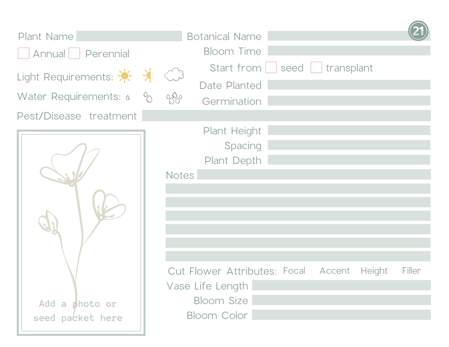 The Complete Flower Gardener's Journal