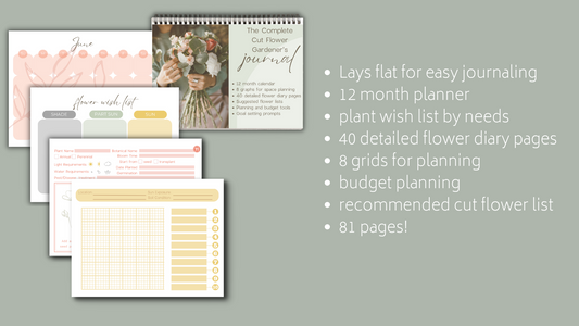 The Complete Flower Gardener's Journal